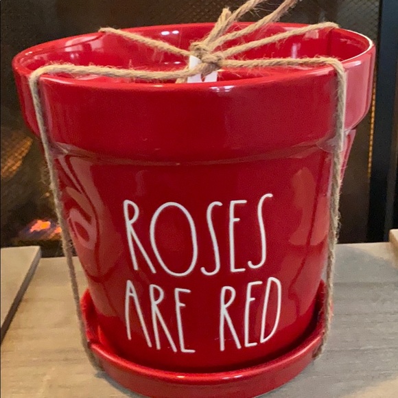 Rae Dunn flower pot